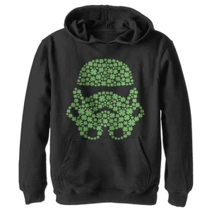 Boy's Star Wars St. Patrick's Day Shamrock Stormtrooper Pull Over Hoodie - Picture 1 of 6