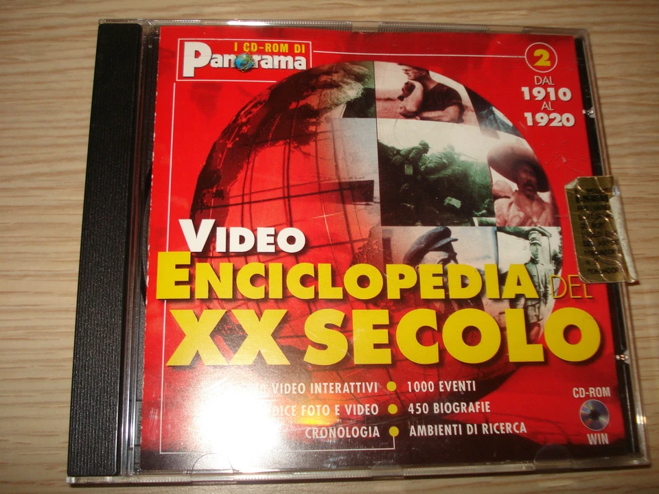 CD ROM Video Enciclopedia Xx Secolo N°2 De 1910 En 1920 Windows - Imagen 1 de 1