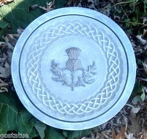 Thistle stepping stone concrete mold plaster abs plastic mould 12" x 1.5" thick - Picture 1 of 3