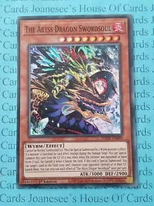 Tarjeta Yu-Gi-Oh The Abyss Dragon Swordsoul PHHY-EN005 Súper Rara Tarjeta Yu-Gi-Oh 1a Edición Nueva - Imagen 1 de 3