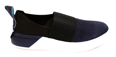 Under Armour Blue & Black Suede Slip On Sneakers Shoes Women's 8 - Image 1 of 4