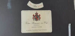 etiquette orig. 1964 Vosne-Romanée Echezeaux, S. Lavigne Wein Etikett wine label - Bild 1 von 1