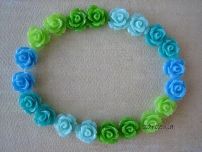 Mini Rosas Rosa Cabujones Mini Rosas Cabinas Mini Flores 10mm Mini Rosas 20 un. Azul Foto 1 de 3