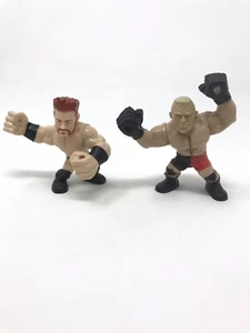 WWE Rumblers Slam City Sheamus and Brock Lesnar with Shark Figure - Picture 1 of 9