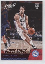 2016-17 Panini Prestige Rookies Bonus Shots Red /75 Dario Saric #200 Rookie RC