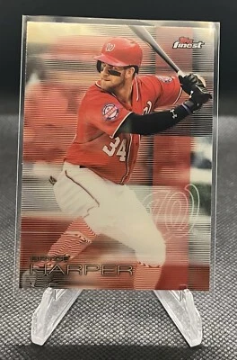 2016 Topps Finest Bryce Harper #100 Washington Nationals - Image 1 of 2