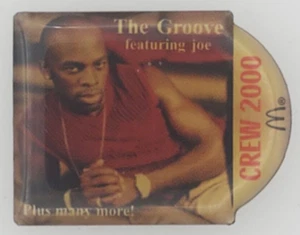 Vintage McDonalds The Groove mit Joe 2000 Crew Mitarbeiter Harz Anstecknadel - Bild 1 von 4