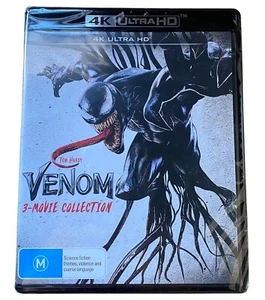 Venom 3-Movie Collection (4K UHD) NEW & SEALED** Tom Hardy Marvel Free Postage - Picture 1 of 3
