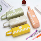 Classic Pocket Pen Pencil Case Canvas Stationery Storage Bag Organizer Cosme*h*
