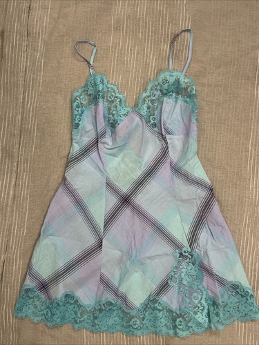 UNDERCOVER Victoria's Secret Mini Abito Pizzo a Quadri Piccolo Capriccioso Fata Sexy