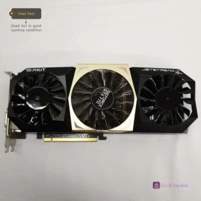 PALIT GEFORCE GTX770 JET STREAM 4096M GDDR5 256B DUAL DVI HDMI DP GRAPHICS CARD - Image 1 of 4
