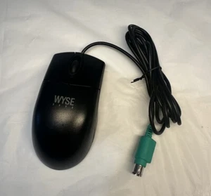 Used Wyse Dell MO42KOP PS/2 Black Scroll Wired Optical Mouse 770510-21L PS-2 - Picture 1 of 4