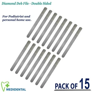 Confezione 15 - Strumenti Chiropodi Podologi Diamond Deb File Foot Dresser Nuovo - Foto 1 di 4
