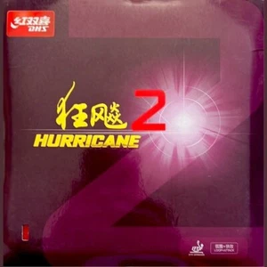 DHS Hurricane 2 Pips-In Rubber With Sponge Table Tennis Rubber - Picture 1 of 5