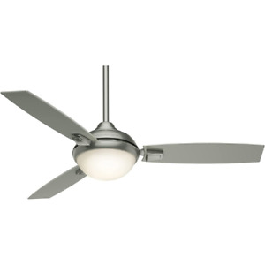 Casablanca 59160, Verse 54" Ceiling Fan with Remote Control in Brushed Nickel