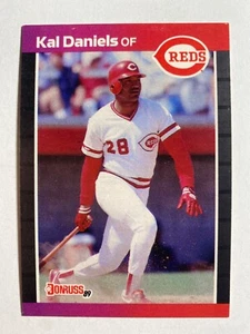 1989 DONRUSS #198 KAL DANIELS NM-MT MLB BASEBALL CARD - Picture 1 of 1
