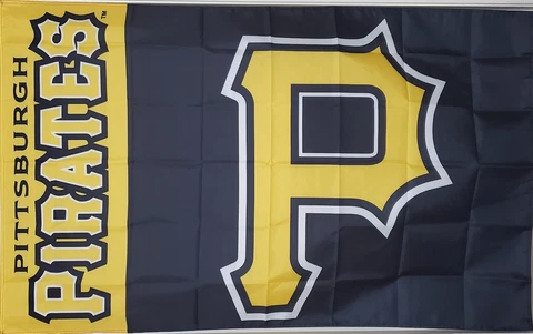 Pittsburgh Pirates ~ 3'X5' Flag ~ Indoor / Outdoor ~ FREE SHIPPING Cover