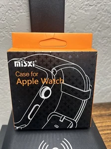 Misxi 2 Pack Hard PC Case with Tempered Glass Screen Protector 40mm - Black - Picture 1 of 2
