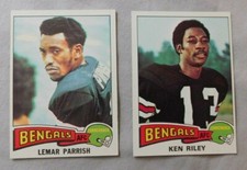 1975 Topps Cincinnati Bengals Football Card Pick one