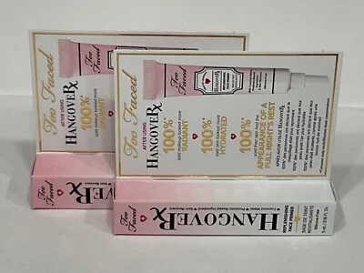 lot of 2 Too Faced Hangover Rx Replenishing Face Primer 5mL Travel Size 0.16 oz - Image 1 of 2