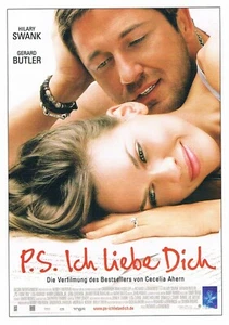 cinema Filmkarte 10x14cm P.S. ICH LIEBE DICH (2007) Hilary Swank Gerard Butler - Picture 1 of 1