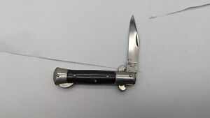 Vintage Stilleto Style Small Mini black Pocket Knife Lock-back Japan
