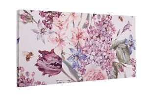 Leinwandbild Kunst-Druck Blumenstrauß aus Sommerblumen 100x50 cm