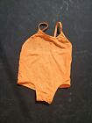 Vintage Sand N Sun Toddler Girl Orange Bathing Suit Size 24months