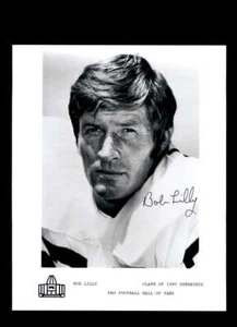 Foto autografiada por Bob Lilly de 8x10 de vaqueros firmada - Imagen 1 de 2