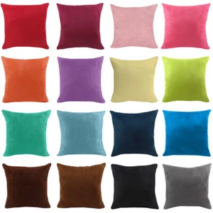 Pillow Case Soft Cushion Cover Office Home Car Sofa Decoration Multi Color - Picture 1 of 23