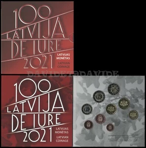 LETTONIA 2021 - DIVISIONALE UFFICIALE MONETE IN EURO CON 2 EURO COMMEMORATIV- BU - Foto 1 di 1