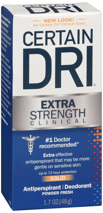 Certain Dri Antiperspirant Solid for Excessive Perspiration-1.7 oz  X 3 - Image 1 of 1