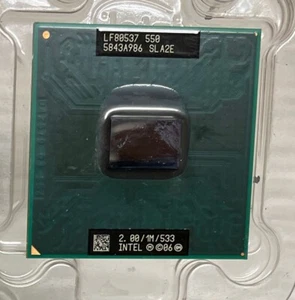 CPU Intel Celeron M550 2,0GHz socket P SLA2E LF80537NE0411M usata - Foto 1 di 1