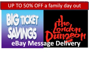4 x 🎉 ALMOST FREE TICKETS 🎉 TO The London Dungeons ✅ EXPIRES 30/06/26 ✅ - Picture 1 of 1
