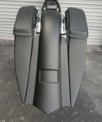 2014-2019 HARLEY DAVIDSON 7" Stretched Bags And Rear Fender for FLH TOURING - Image 1 of 4