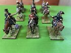 28mm Perry Napoleonic British painted, Command Group Of 6 Mounted Figures Plus 3