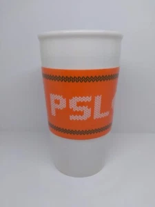 Starbucks Team PSL (Pumpkin Spice Latte) Keramik Tumbler ohne Deckel 10 oz 2016  - Bild 1 von 5