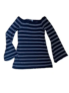 Free People schulterfreies Damen Tunika Top Gr. S schwarz ausgestellt French Editorial - Bild 1 von 14
