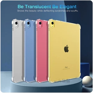 Bumper Clear Case for iPad 11th 10th 9th 8th 7th 6th 5th 4th 3rd 2nd Generation - Picture 1 of 9
