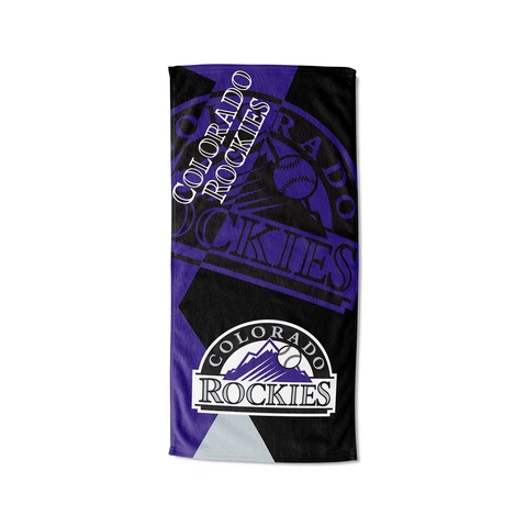 Northwest MLB Unisex Beach Towel Colorado Rockies 34" x 72" Puzzle Cover