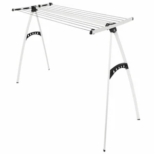 Hills Portable 120 Folding Clothesline / Drying Rack 12m Line Space in Surfmist - Picture 1 of 7