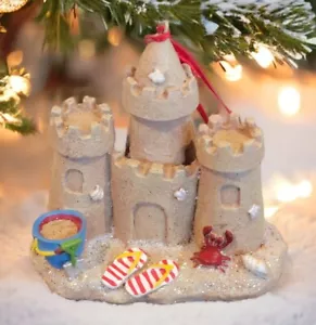 Sandcastle Ornament Christmas Tree Decorating St. Nicholas Square - Picture 1 of 6