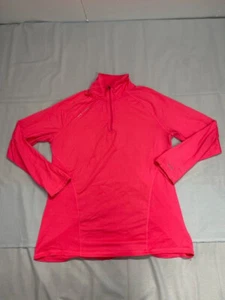 Champion Duo Dry Women's Jacket Pink Long Sleeve Full Zip Size Large.Has A Stain - Picture 1 of 12
