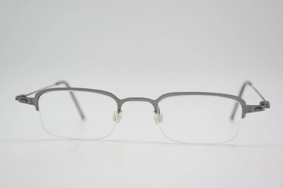 Gafas Vintage Sin Plata Verde Montura Semi-Circular - Imagen 1 de 4