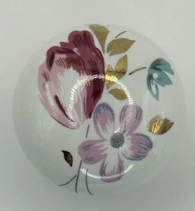 Lot Of 27, 1985 Liberty Hardware, Porcelain Hand Painted Floral Ceramic Knob VTG - Picture 1 of 15