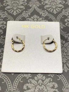 Creolen 14 Karat Gold - Bild 1 von 4