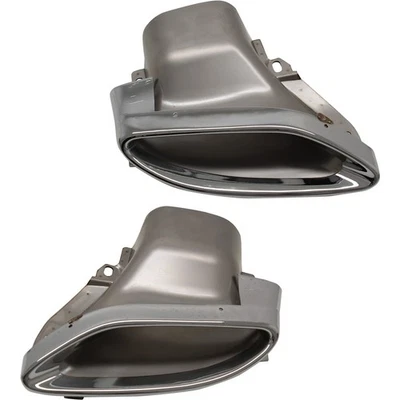 Pair Set of 2 Bumper Face Bar Trims Molding Step Pads Rear Driver & Passenger - Image 1 of 4