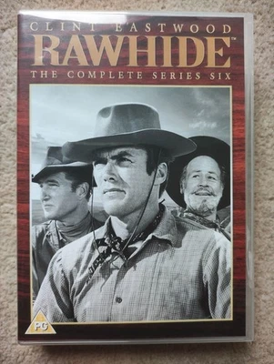 Clint Eastwood RAWHIDE The Complete Series Six (6) DVD Clint Eastwood (2012) VGC - Image 1 of 4