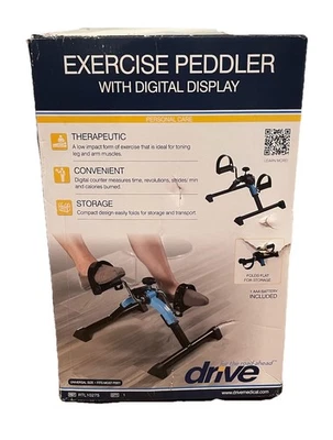 Never Opened Drive Folding Exercise Peddler with Digital Display RTL10275 - Image 1 of 4
