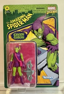 Amazing Spider-Man Green Goblin Actionfigur 2022 Retro Marvel Legends Kenner - Bild 1 von 3
